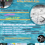 Affiche aquathlon 2023