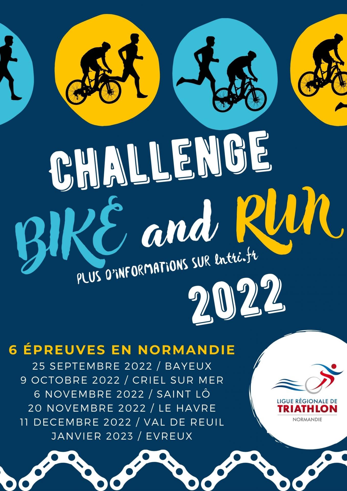 Affiche bike and run