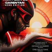 Affiche triathlon carentan