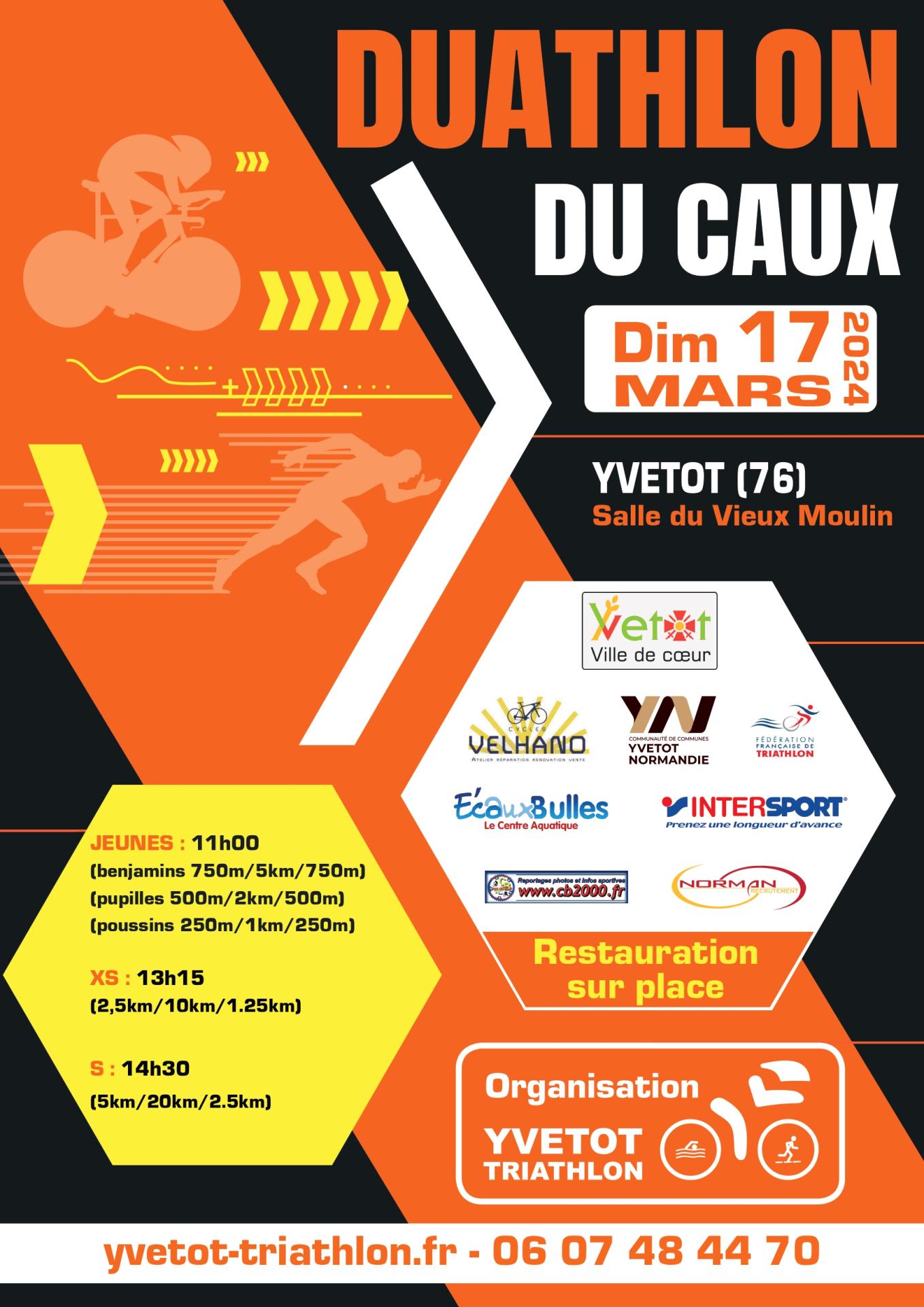 DUATHLON DU CAUX  - 17/03/2023