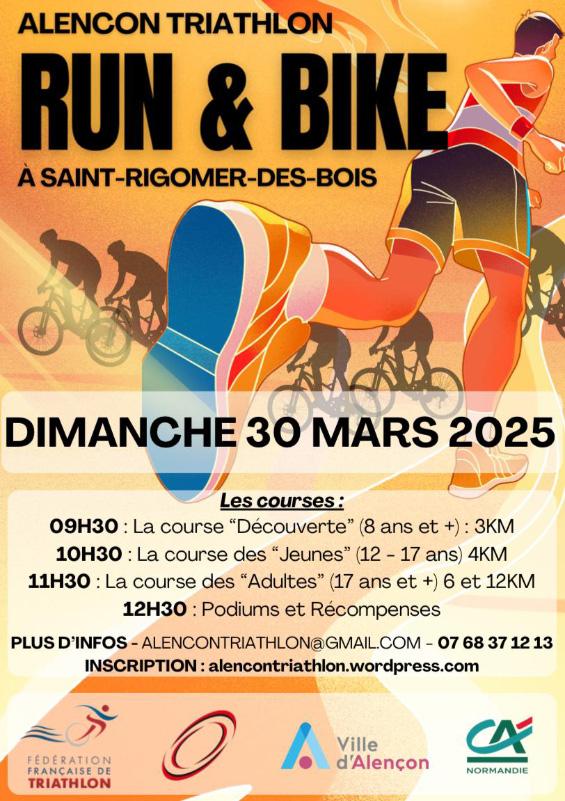 BIKE&RUN D'ALENCON - 30/03/2025