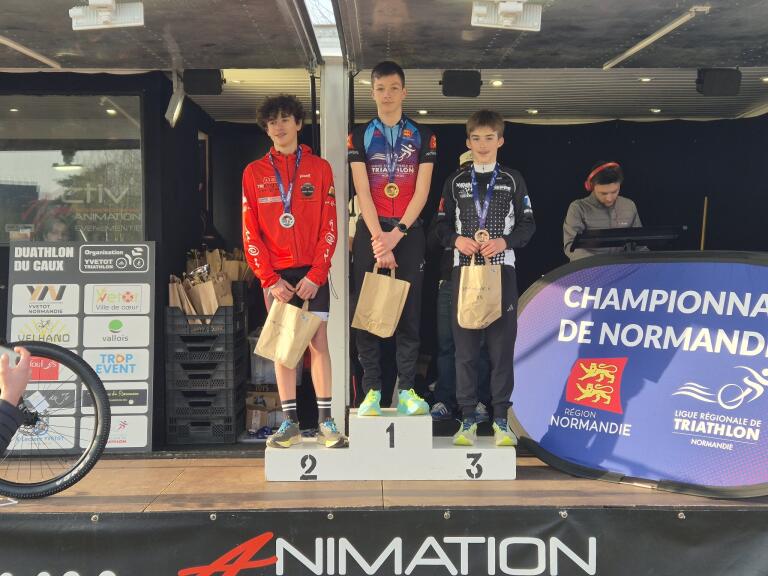 Liste des qualifiés Normands à la 1/2 finale Championnat de France de Duathlon Jeune